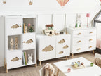 Commode 3 tiroirs Blanc