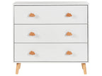 Commode 3 tiroirs Blanc