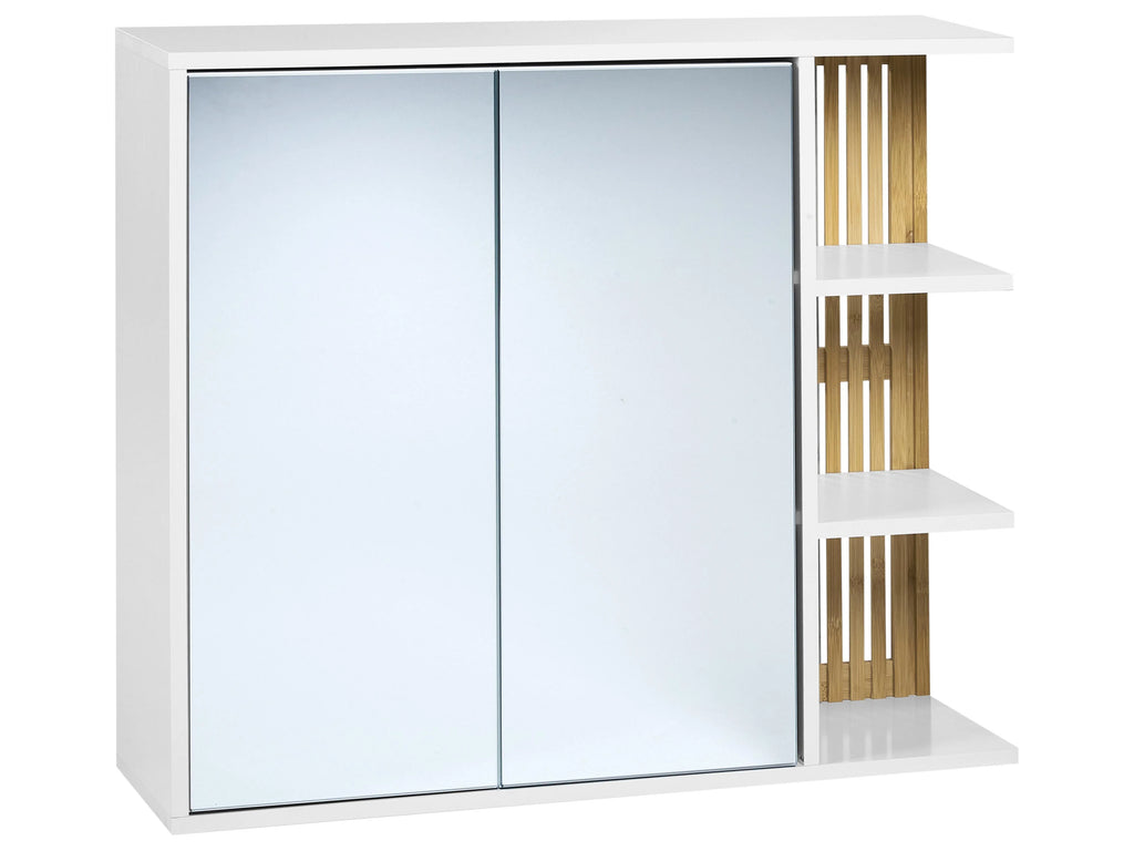 Armadio a muro per specchio da bagno NUBES 80 cm 70 cm Bianco