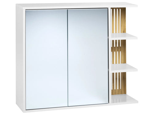 Armadio a muro per specchio da bagno NUBES 80 cm 70 cm Bianco