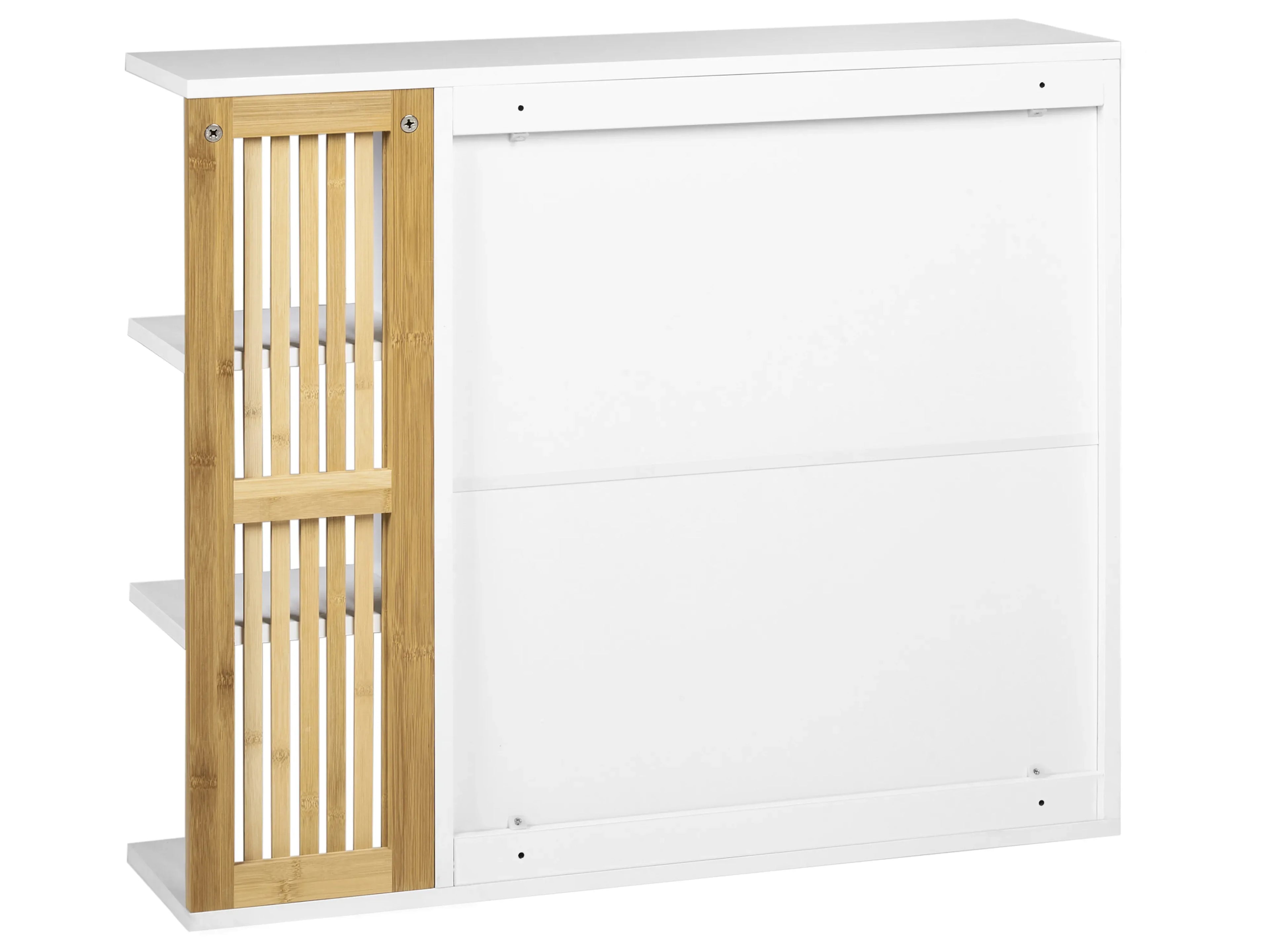 Armoire de toilette à miroir 80x70 cm Blanc
