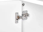 Armoire de toilette à miroir 80x70 cm Blanc
