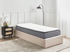 Matelas à ressorts ensachés avec mémoire de forme en gel H2/3 90x200 cm