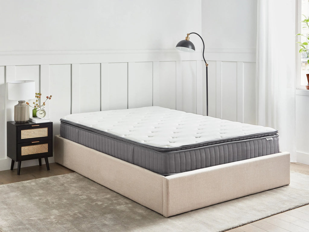 Matelas à ressorts ensachés avec gel à mémoire de forme H2/3 140x200 cm