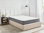 Matelas à ressorts ensachés avec gel à mémoire de forme H2/3 140x200 cm