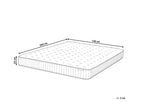 Matelas à ressorts ensachés avec gel mémoire H3/4 140x200 cm