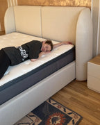Matelas à ressorts ensachés avec mémoire de forme en gel H2/3 180x200 cm