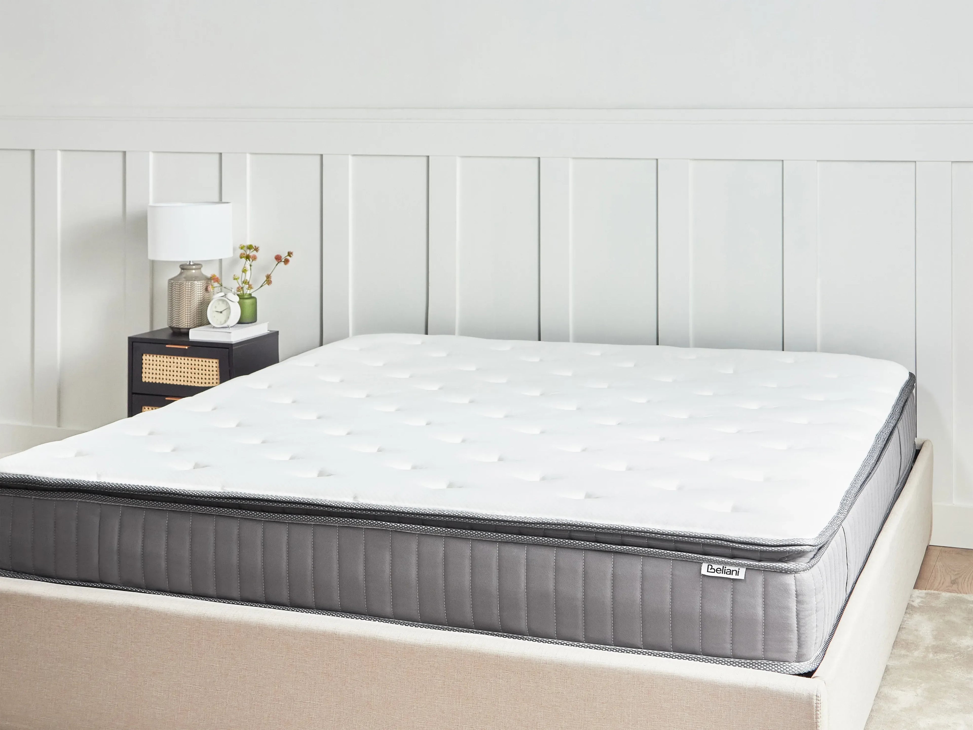 Matelas à ressorts ensachés avec gel mémoire H3/4 180x200 cm