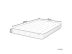 Matelas à ressorts ensachés avec gel mémoire H3/4 90x200 cm