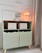 Armoire vert clair