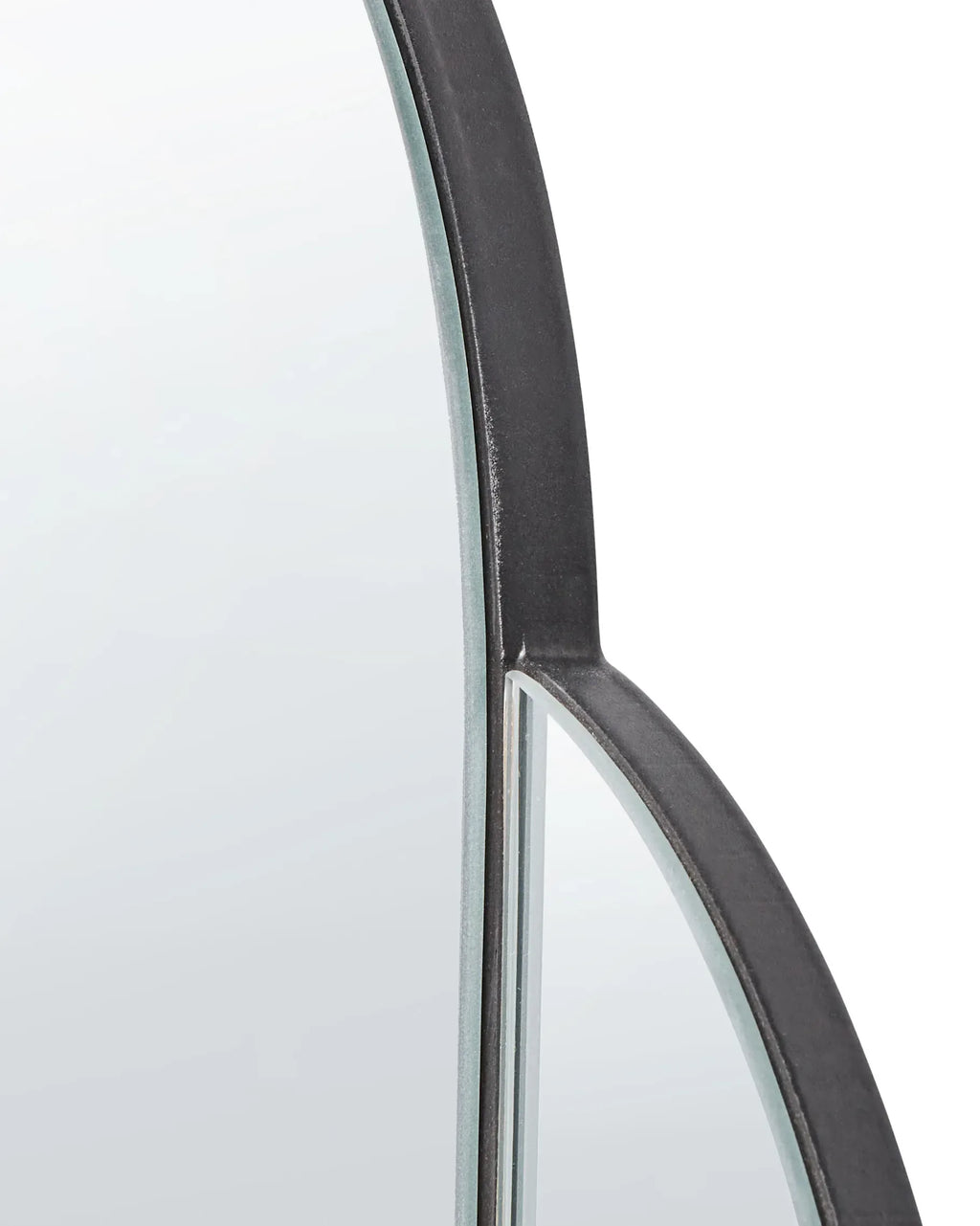 Miroir bleu/argent 60x80 cm