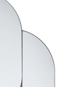 Miroir bleu/argent 60x80 cm