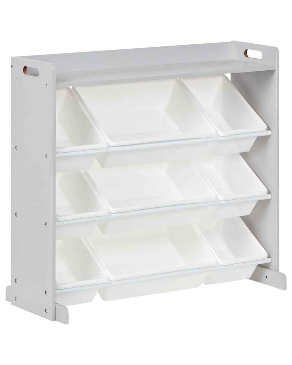 Scaffale con 9 contenitori COLLIE 78 cm Grigio