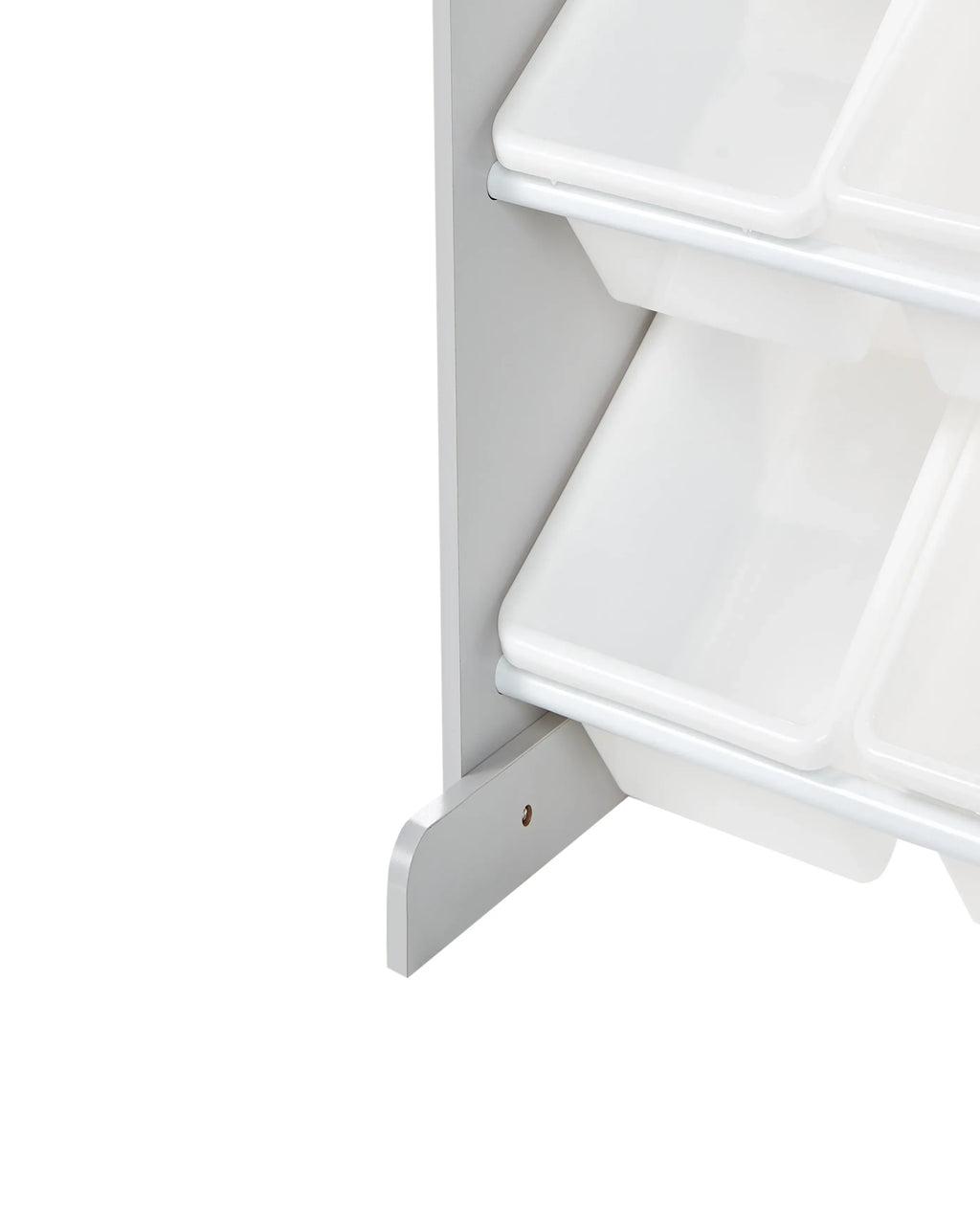 Étagère avec 9 bacs de rangement 78 cm Gris