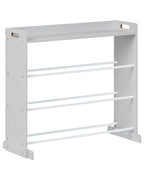 Étagère avec 9 bacs de rangement 78 cm Gris