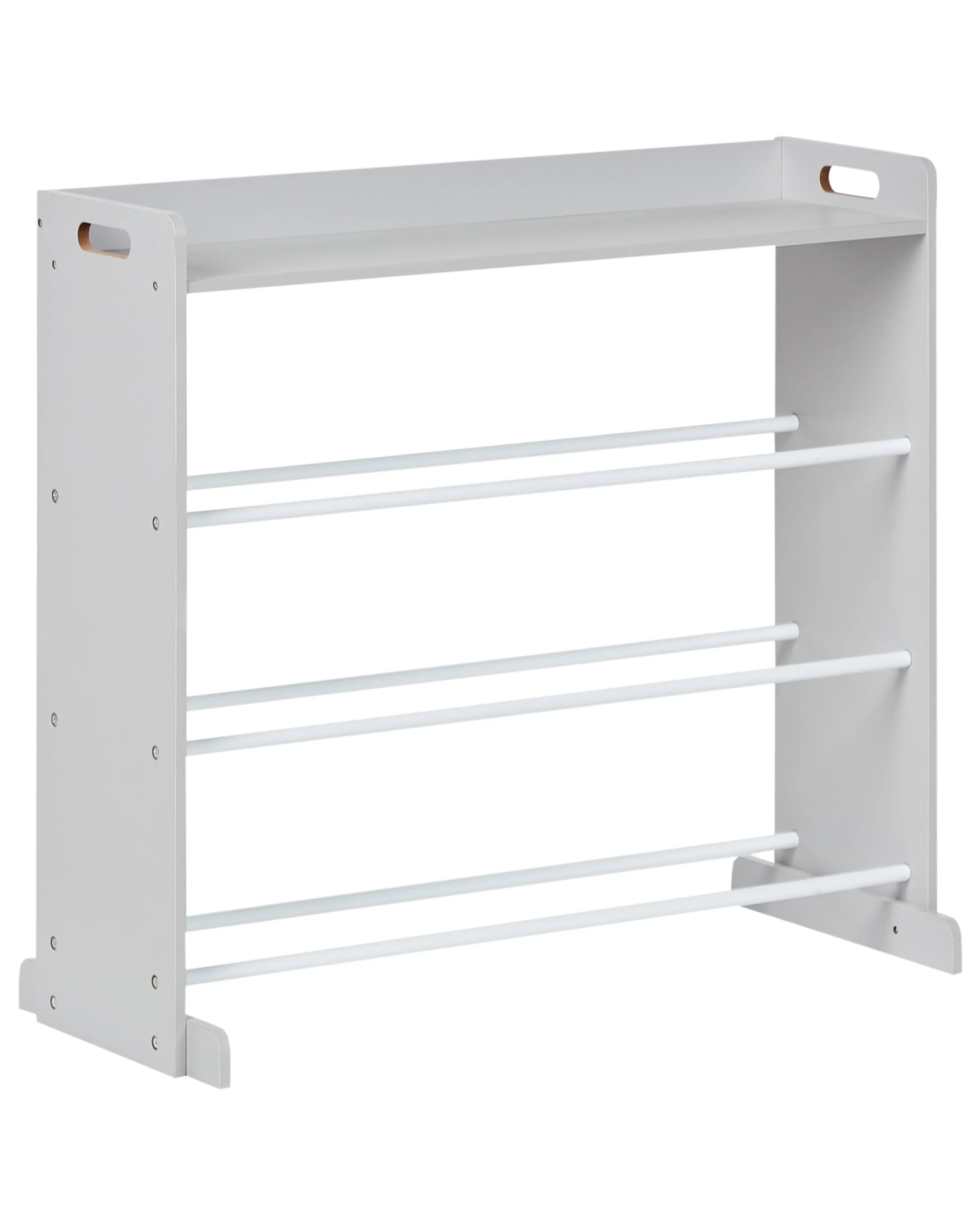 Étagère avec 9 bacs de rangement 78 cm Gris