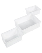 Étagère avec 9 bacs de rangement 78 cm Gris