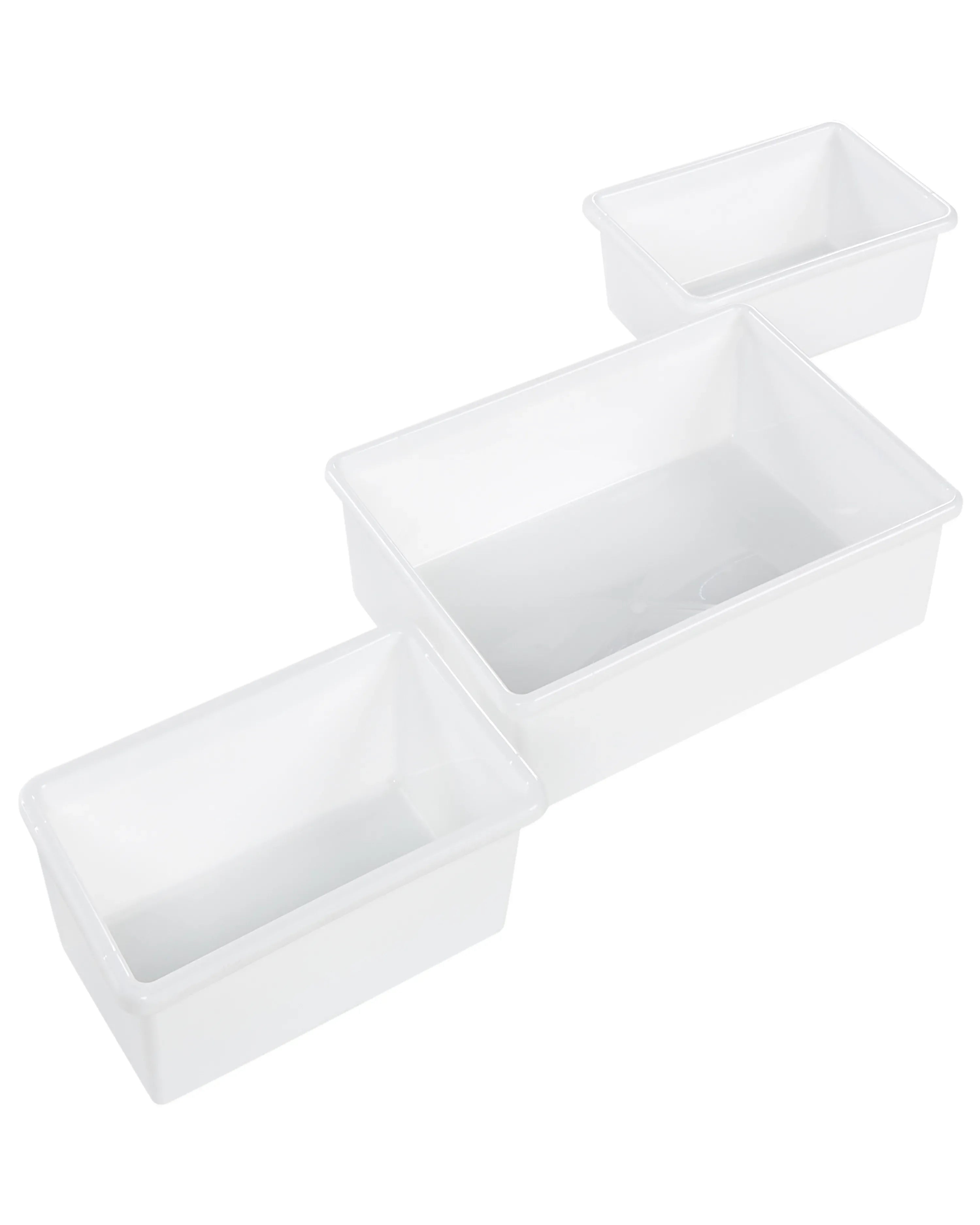 Étagère avec 9 bacs de rangement 78 cm Gris