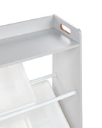 Étagère avec 9 bacs de rangement 78 cm Gris