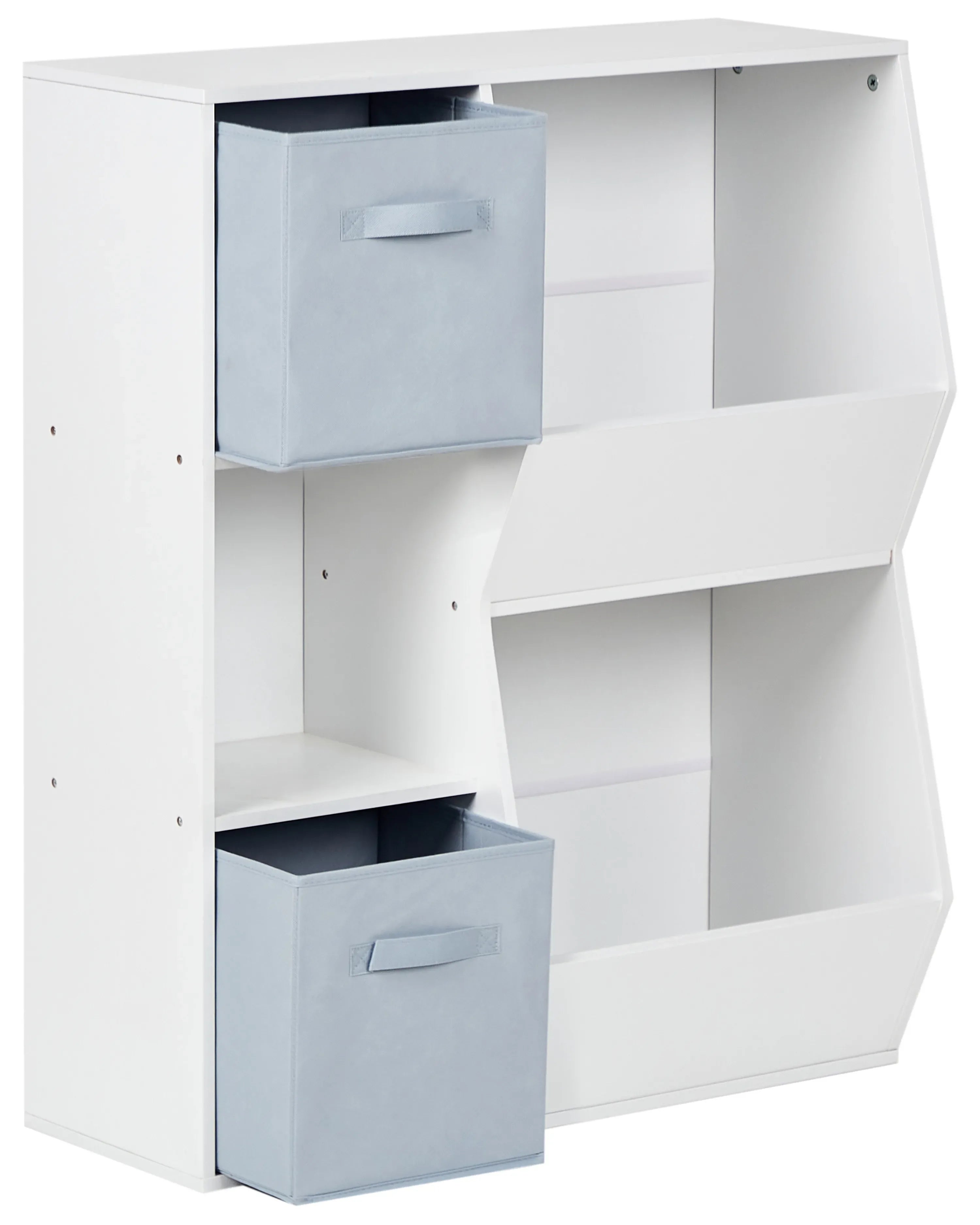 Meuble à 3 étagères 93 cm Blanc
