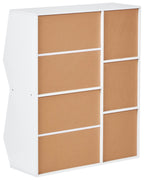 Meuble à 3 étagères 93 cm Blanc