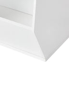 Meuble à 3 étagères 93 cm Blanc