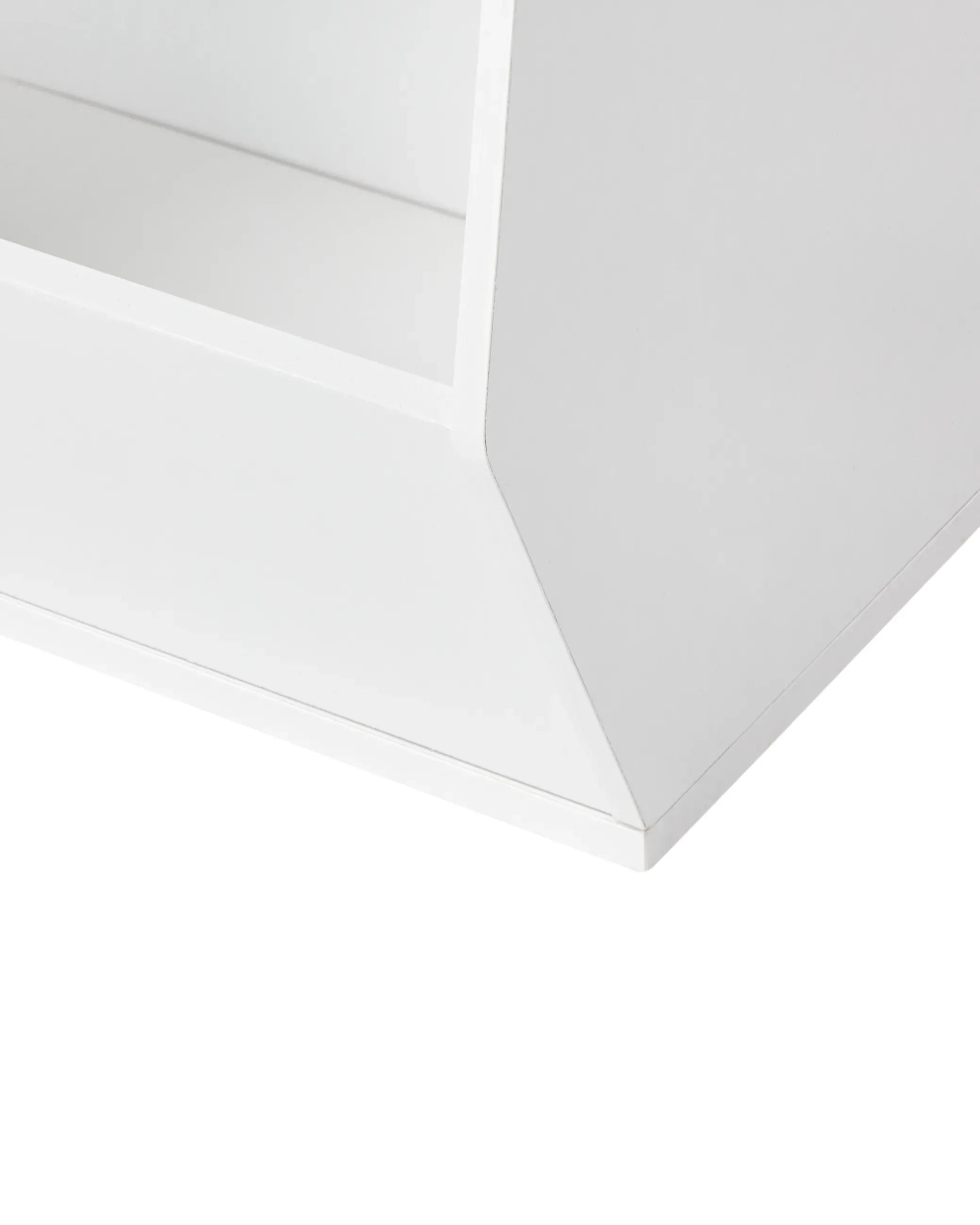 Meuble à 3 étagères 93 cm Blanc