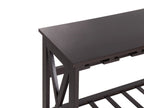 Porte-bouteilles de vin Marron foncé