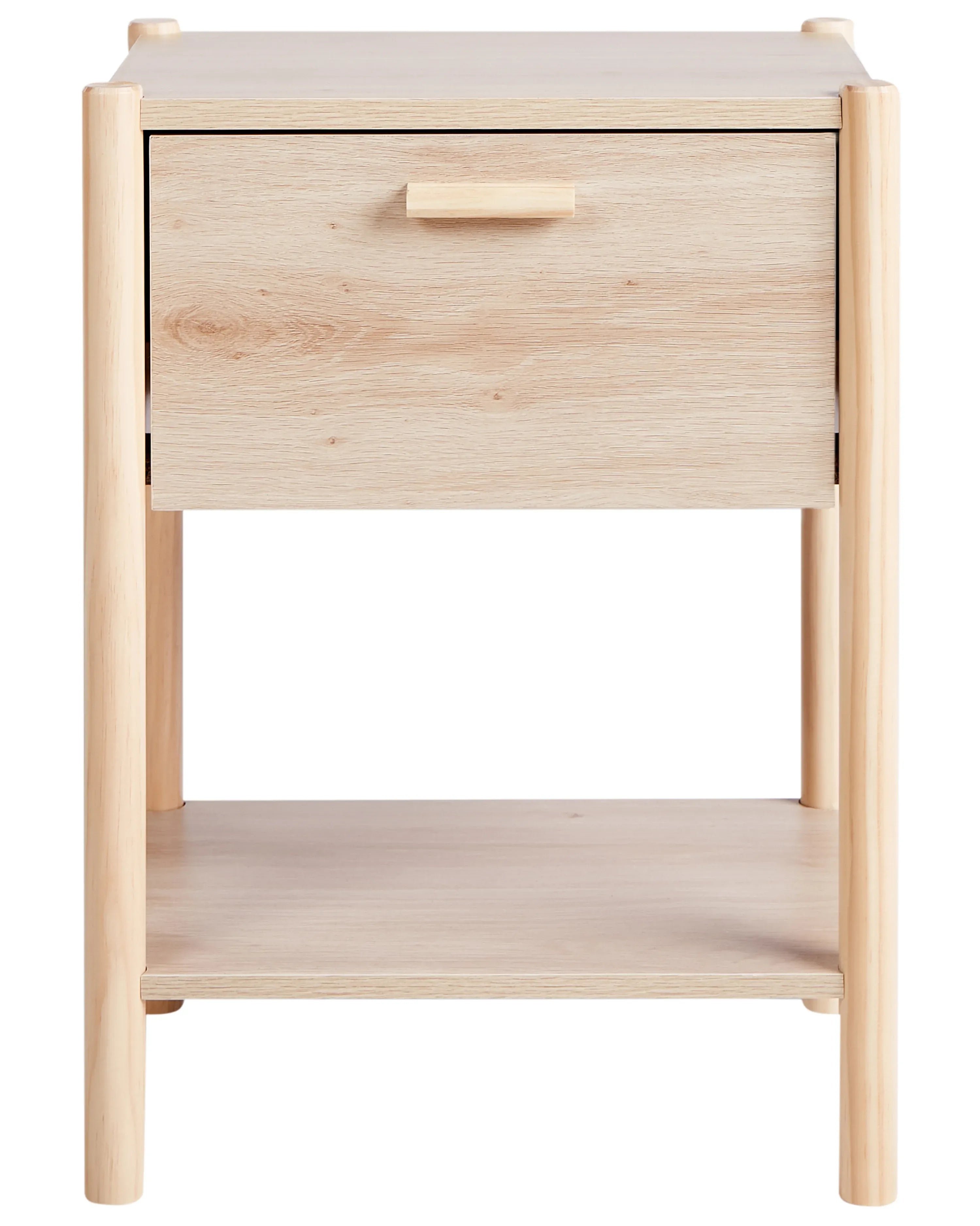 Table de chevet 1 tiroir Marron clair