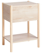 Table de chevet 1 tiroir Marron clair