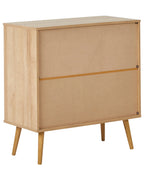 Vitrine en verre 80 cm Marron clair