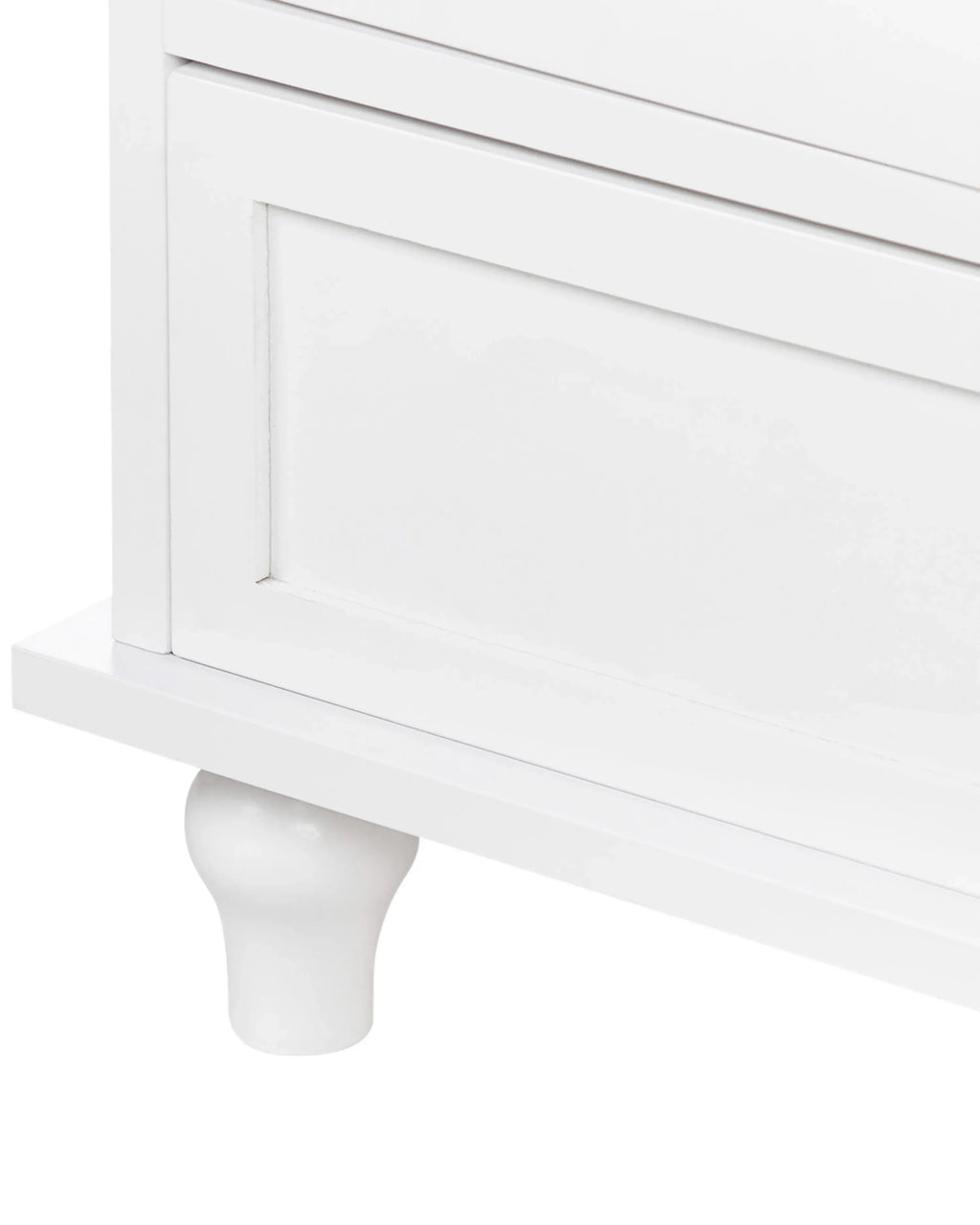 Vitrine d'exposition en verre 71 cm Blanche