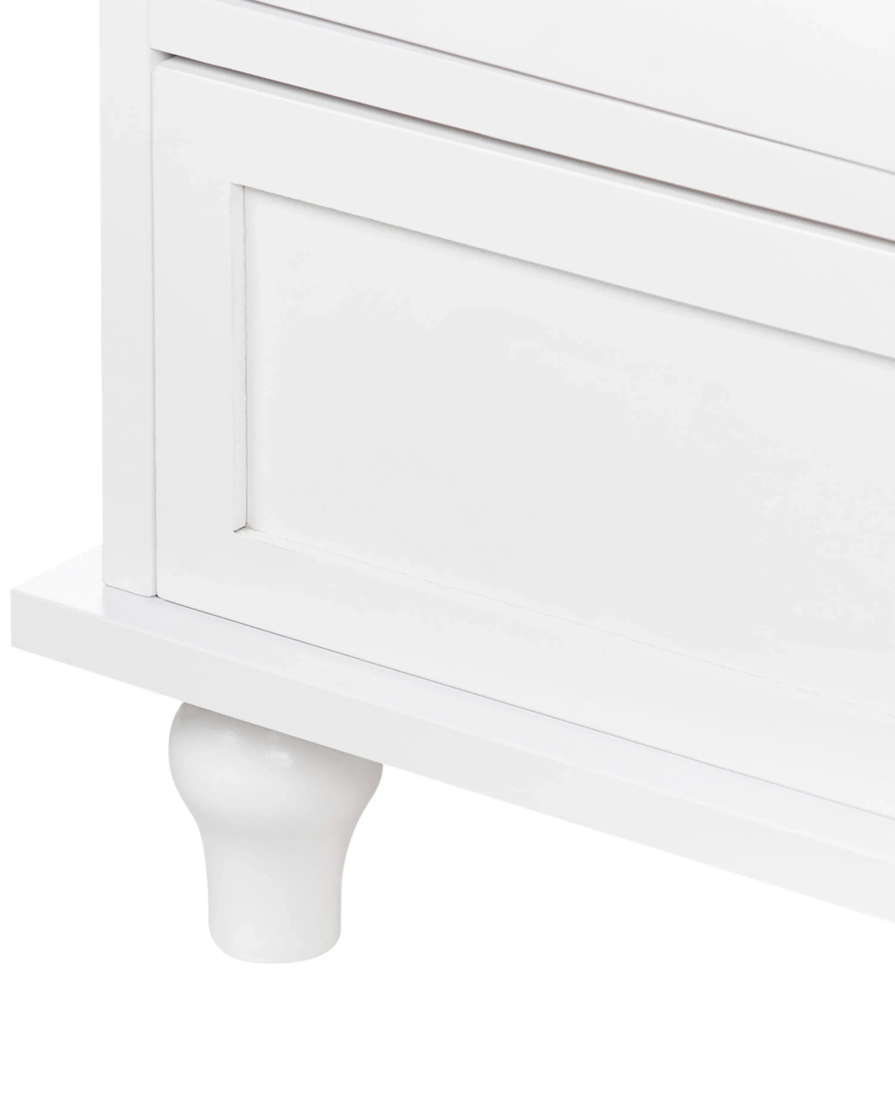 Vitrine d'exposition en verre 71 cm Blanche