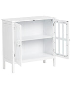 Vitrine en verre 80 cm Blanc