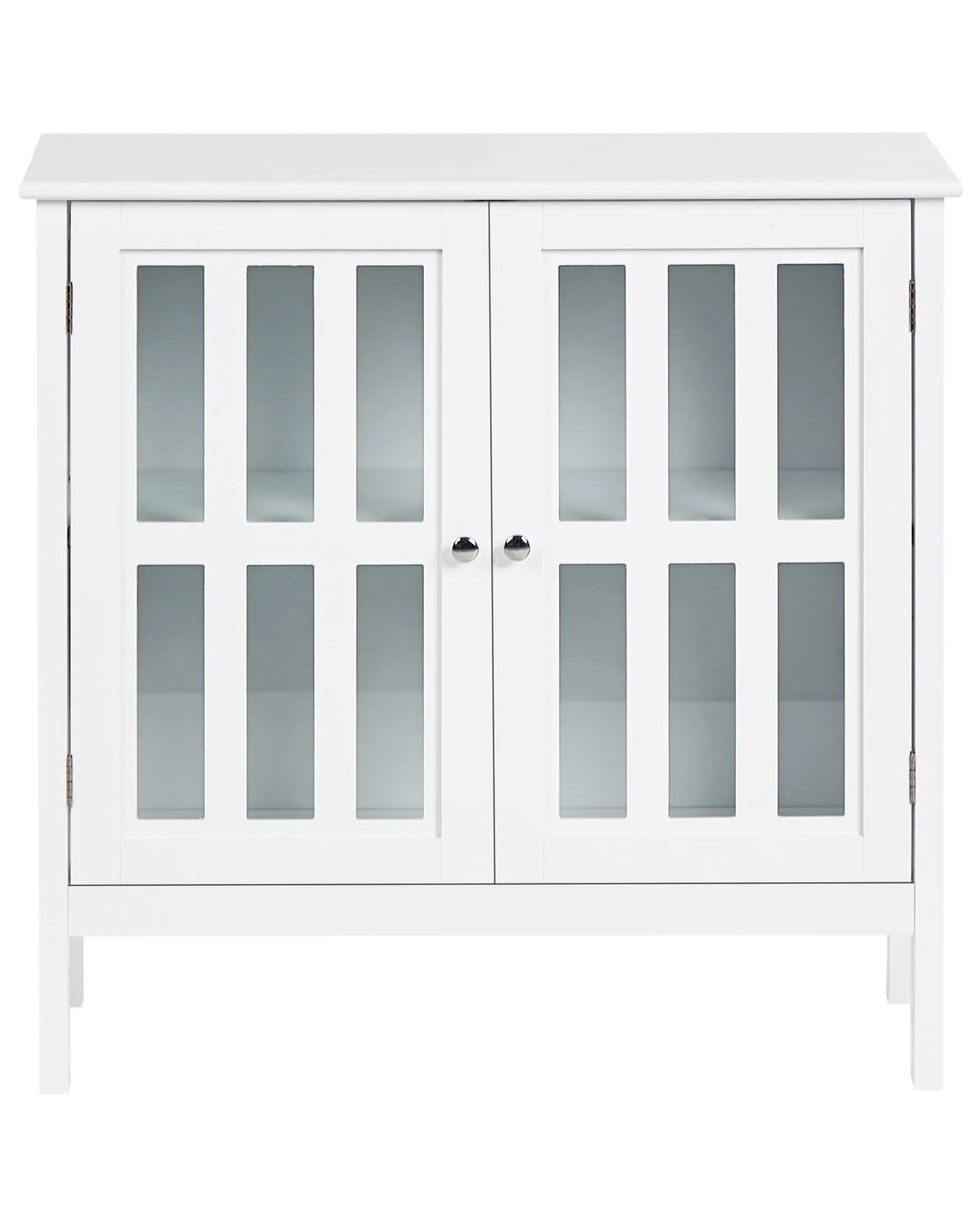 Vitrine en verre 80 cm Blanc