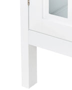 Vitrine en verre 80 cm Blanc