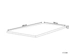 Surmatelas en mousse polyuréthane 180x200 cm