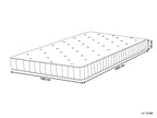 Matelas à ressorts ensachés H3/4 H2/3 160x200 cm