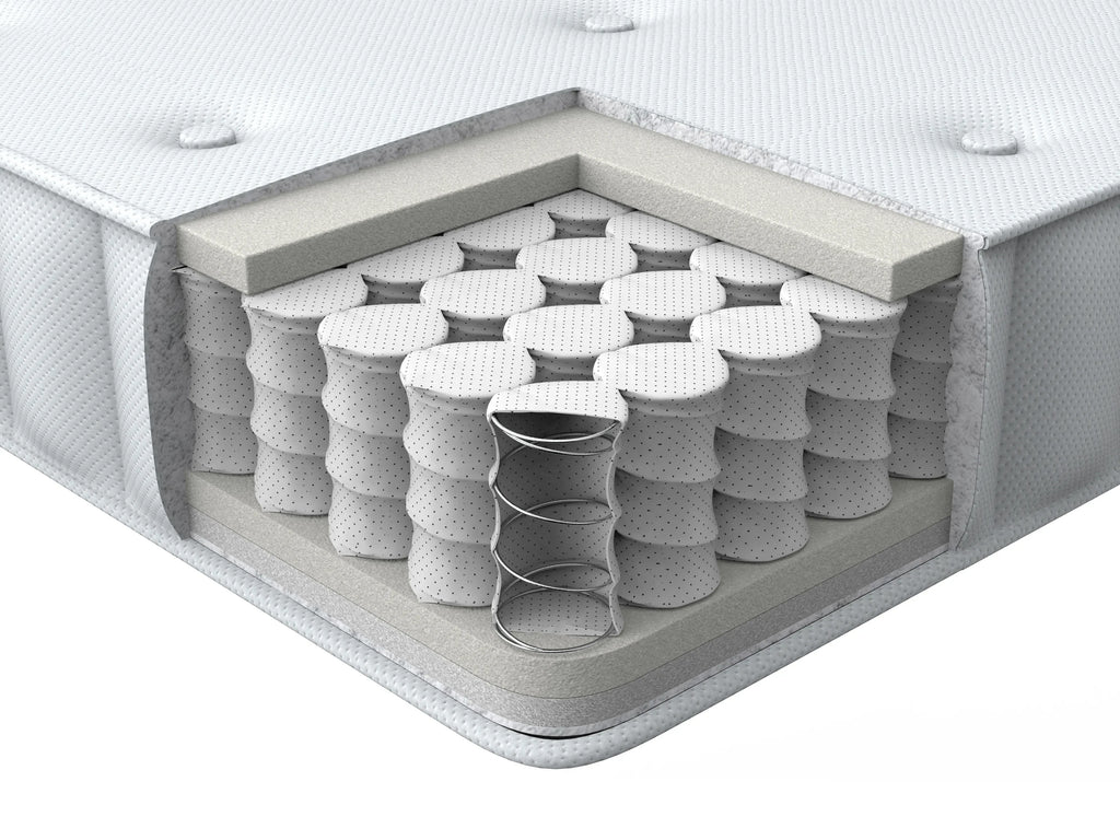 Matelas à ressorts ensachés H3/4 H2/3 180x200 cm