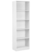 Libreria a 5 ripiani WINNIPEG 174 cm Bianco