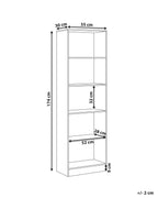 Étagère à 5 niveaux 174 cm Blanc