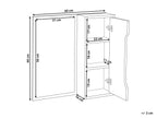 Armoire murale 60x60 cm Blanc