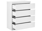 Commode 4 tiroirs Blanc