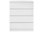 Commode 4 tiroirs Blanc