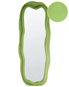 Specchio BEAUNE 56 cm 160 cm Velluto Verde