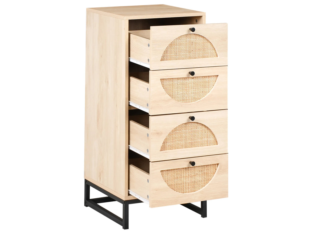 Commode 4 tiroirs Marron clair