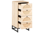Commode 4 tiroirs Marron clair