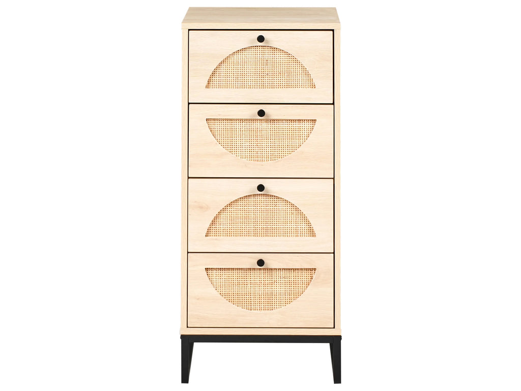 Commode 4 tiroirs Marron clair