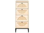 Commode 4 tiroirs Marron clair