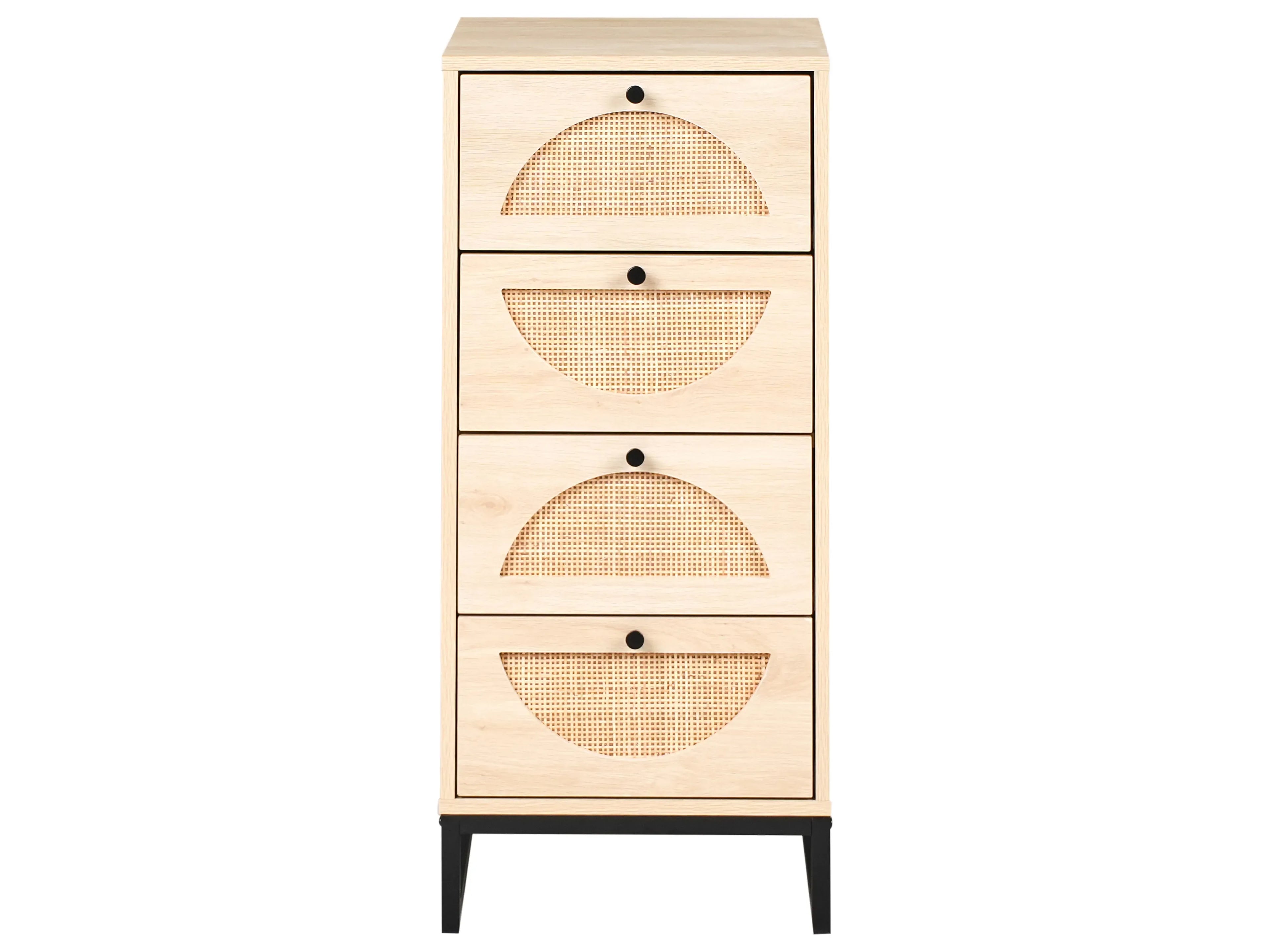 Commode 4 tiroirs Marron clair